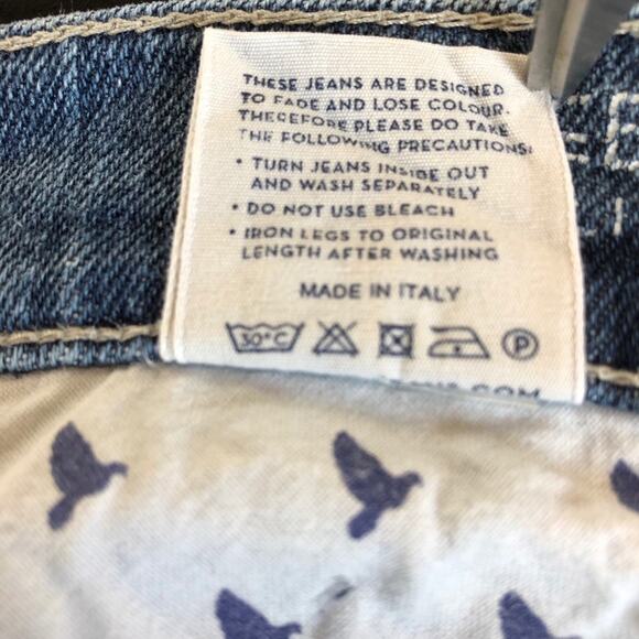 Anthro MiH Phoebe slim jeans  mid rise 26 - Picture 9 of 9